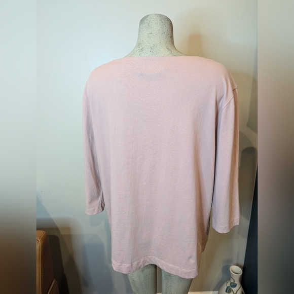 Helly Hansen Boat neck 3/4 length sleeve tee shirt. Pink/purple Size XL fits 16W - Picture 4 of 9